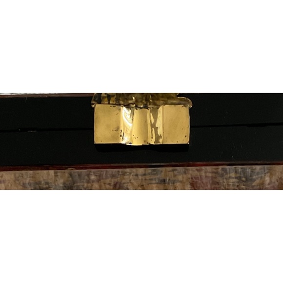 FOX’S ~Antique Tortoise Shell Clutch (NWT) - Picture 7 of 12